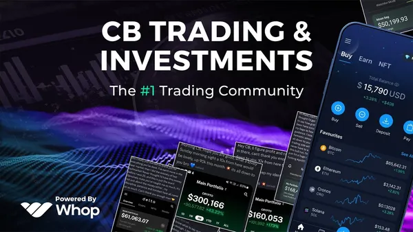 Promotional cover image for CB Trading & Investing Academy showing multi-asset trading education