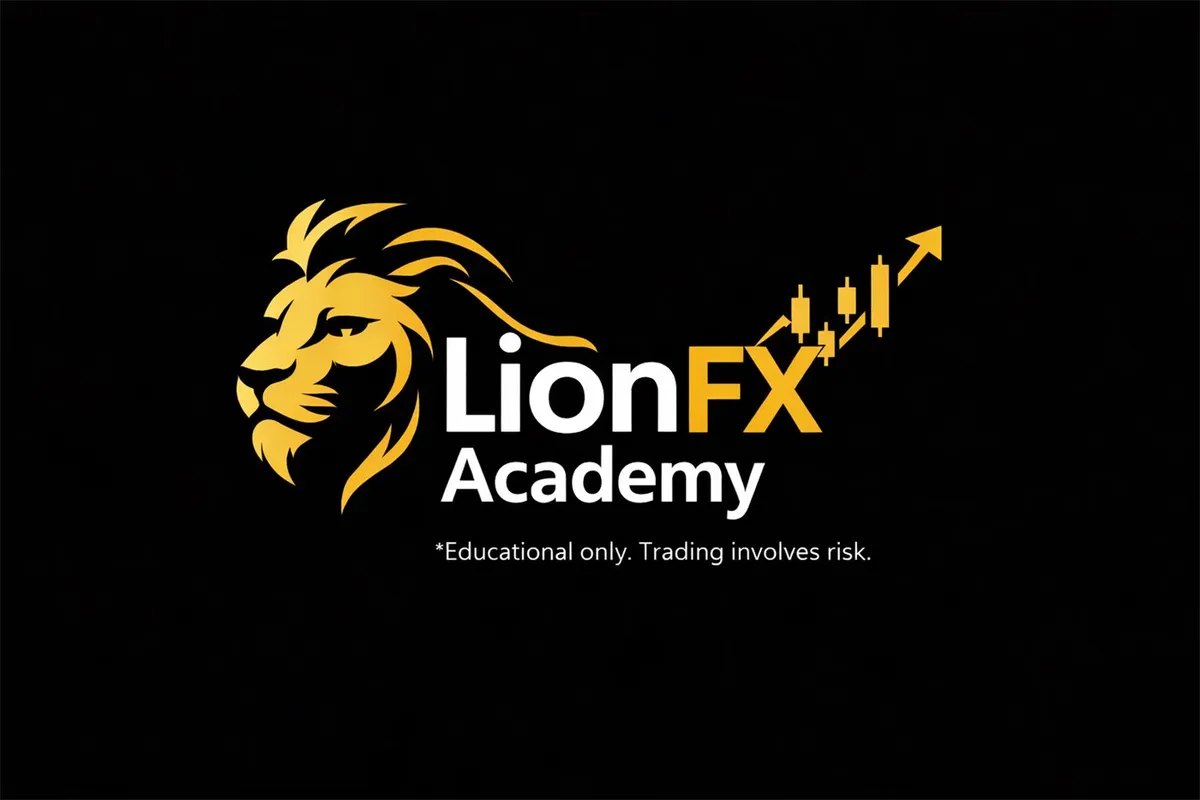 LionFX Live Trading+Signals promotional cover image for the live trading mentorship