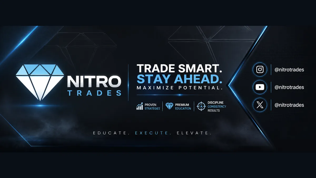 NitroTrades banner — Platinum Trading live day-trading community on Whop