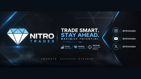 NitroTrades banner — Platinum Trading live day-trading community on Whop
