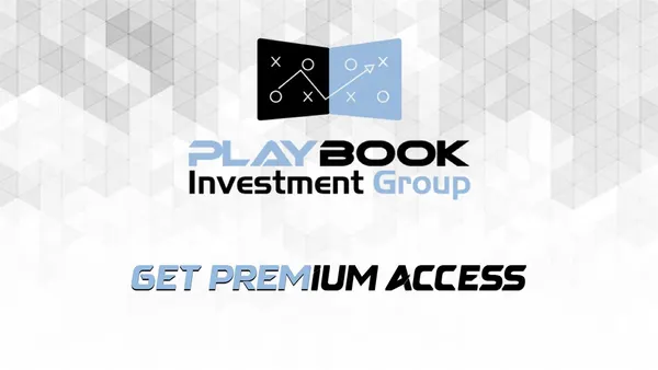 Playbook Investment Group promotional cover image for its live stock and options coaching