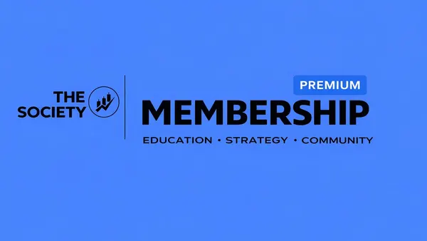Promotional cover image for The Society Premium trading membership