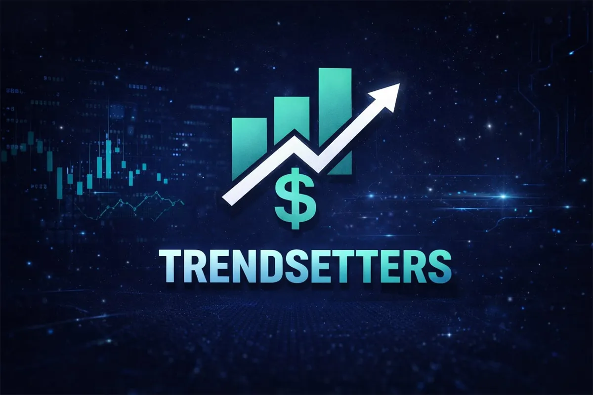 Trendsetters Trading promotional cover image for its stock and options course