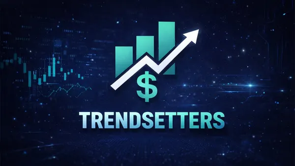Trendsetters Trading promotional cover image for its stock and options course